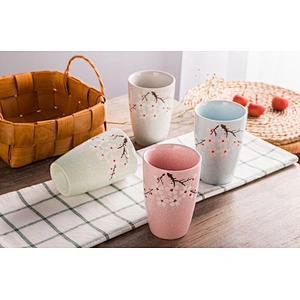 Available style ceramic cup with large capacity drinking water cup