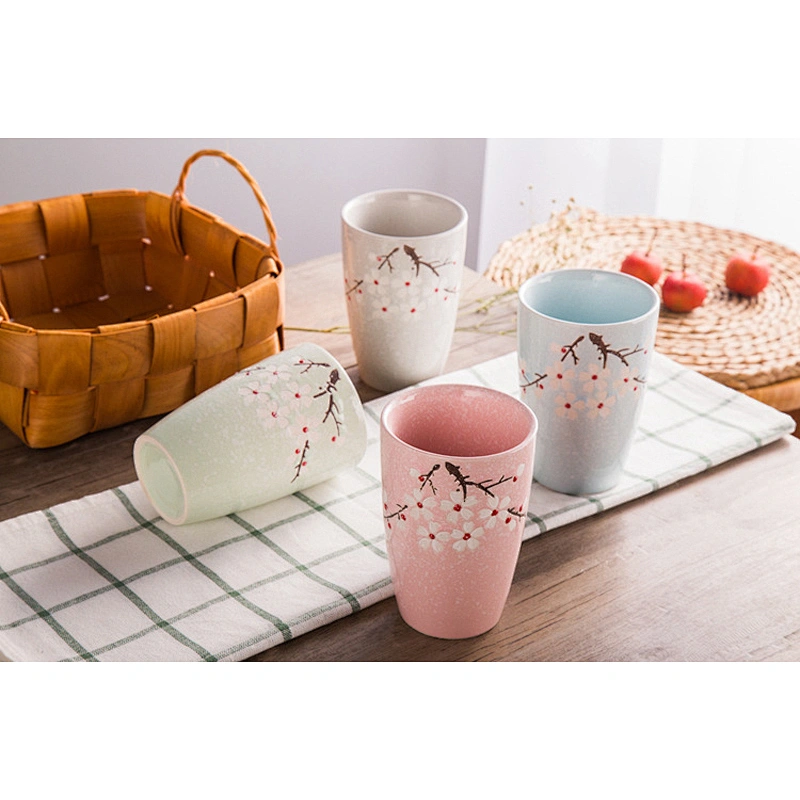 Available style ceramic cup with large capacity drinking water cup