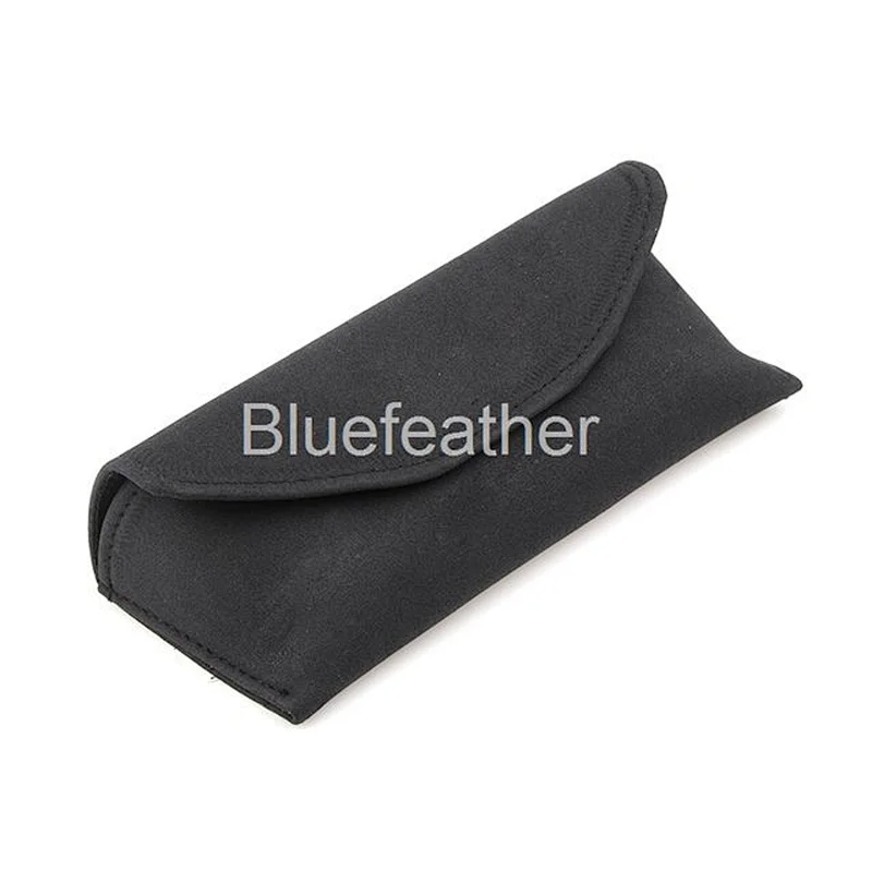 Unisex Style Monocolor Suede Sunglasses Case