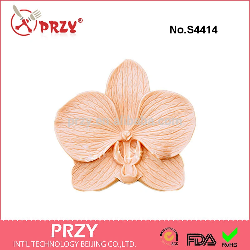 S4414 Phalaenopsis Soap Mold, handmade soap mold, silicone mold for soap