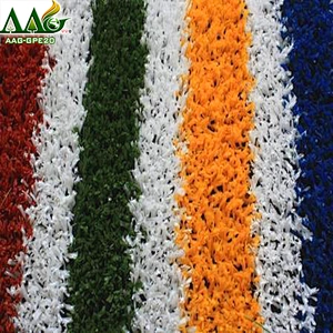 Synthetic grass running artifical turf grass