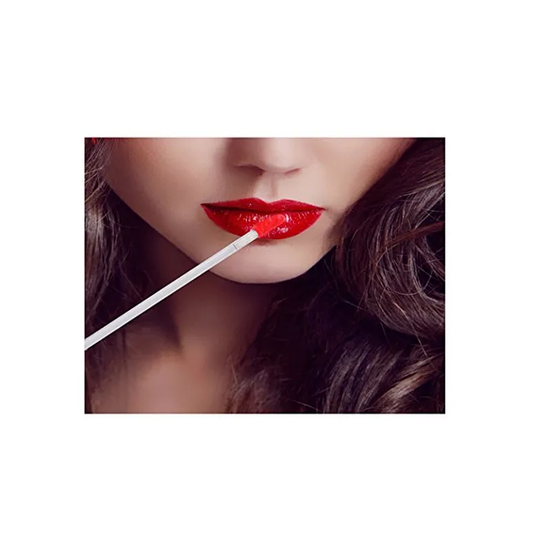 Lip gloss brush oval makeup brush