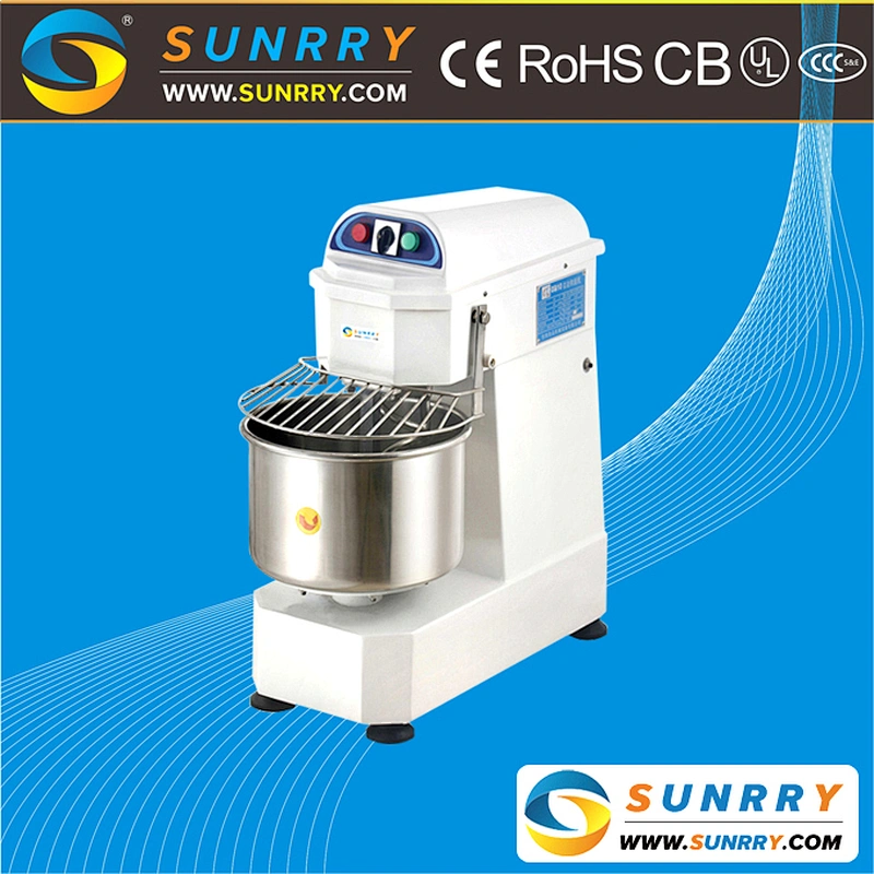 Good design commercial stainless steel double speed spiral dough mixer and flour mixing machine prices
