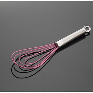 Hot Selling 2017 Amazon Stainless Steel Silicone Small Whisk