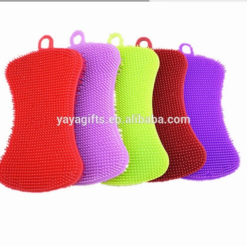 2018 wholesales silicone sponge kitchen