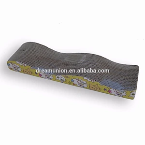 Cat  scratcher board Catnip bed Small S shape