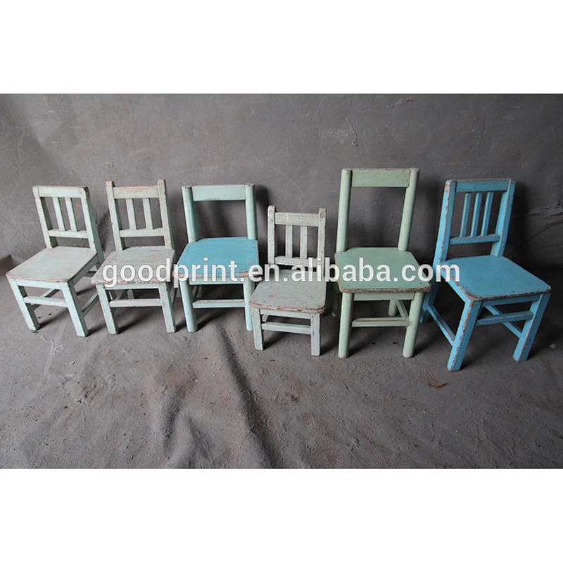 Comfortable and chinese antique colorful children chair