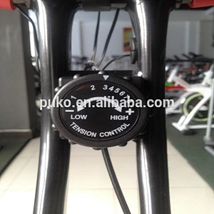 PUKO 2015 foldable magnetic exercise bike with hand pulse