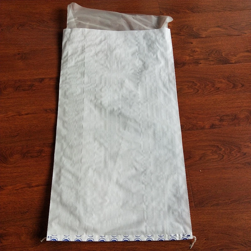 Customized wholesale 25kg woven bag white bag with liner Industrial use