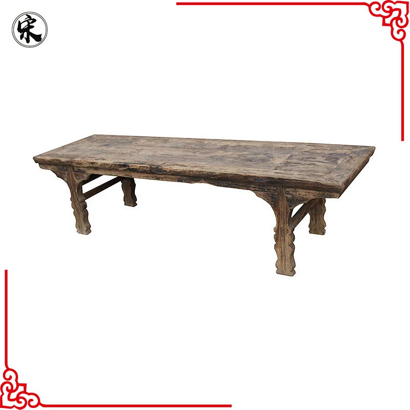antique reclaimed elm bench