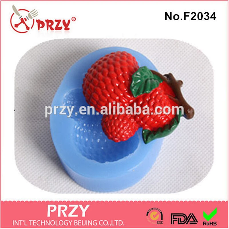 F2034 PRZY fruit shape decorative silicone cake mold
