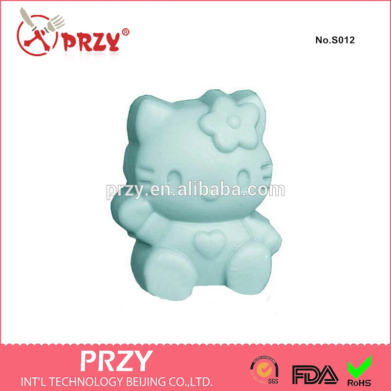 hello kitten modelling for handmade soap mold
