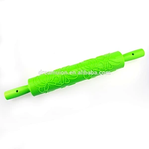 Fondant Embossing Rolling Pin - Flower pattern design