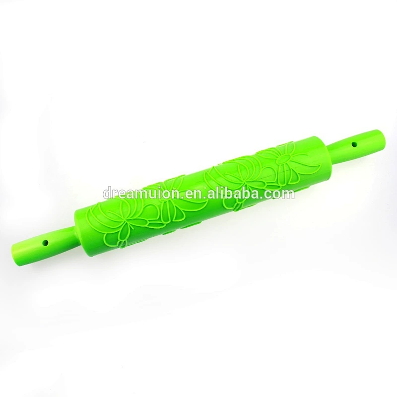 Fondant Embossing Rolling Pin - Flower pattern design