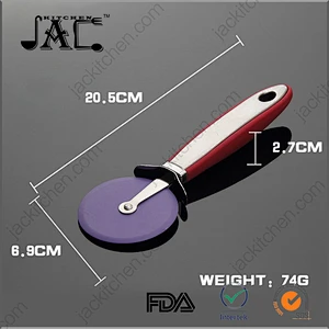Color Coating Red Handle Pizza Wheel Cutter Slicer 2016