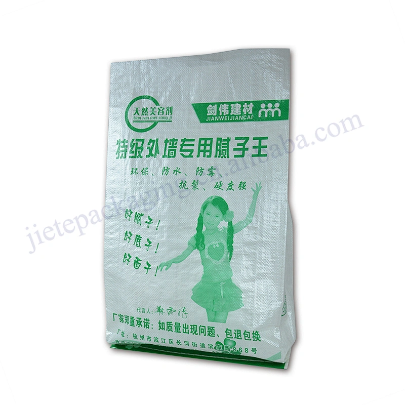 Building use white laminated plastic cement bag for wall putty
