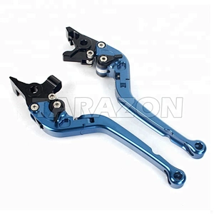 Long Folding Adjustable Aluminum Brake Clutch Lever For Yamaha FZS1000 Fazer