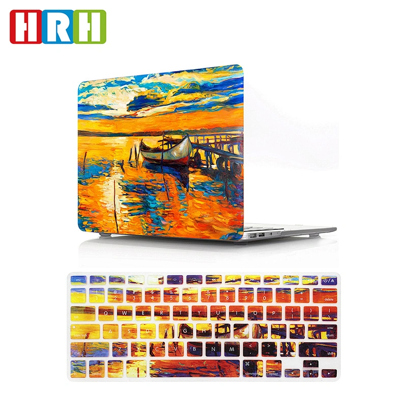 2 In 1 Silicone Keyboard Cover And Hard Case For Macbook Air Pro Retina case for macbook pro 17