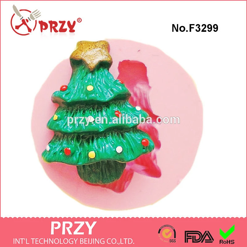 F3299 Christmas Tree mold for fondant silicone cake mold silicone molds
