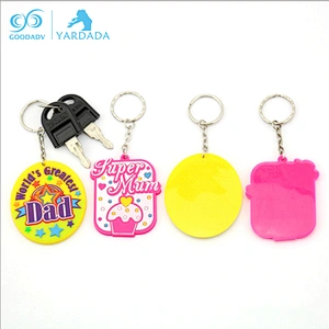 high quality 3D Custom soft PVC Keychain/ Soft Rubber Keychain