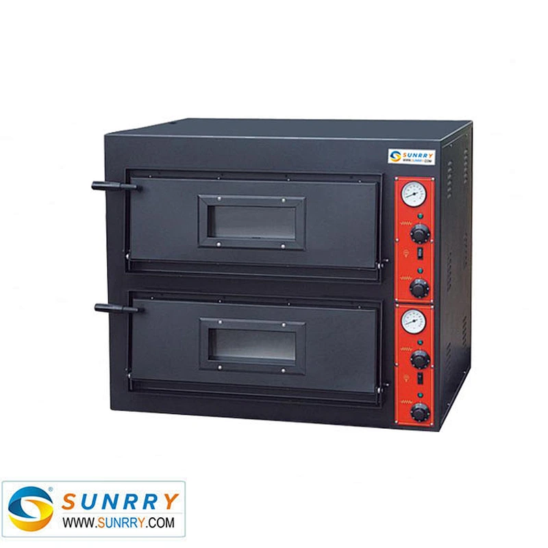 Professional kitchen equipment high efficiency 2 decks bread oven pizza baking oven for hotel & restaurant
