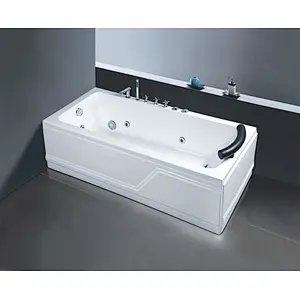 High quality freestanding luxury hot tub acrylic indoor bathtub
