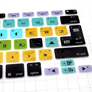 High Quality Avid Media Composer Shortcut Silicone Hard Keyboard Cover skin laptop For mac laptop Air