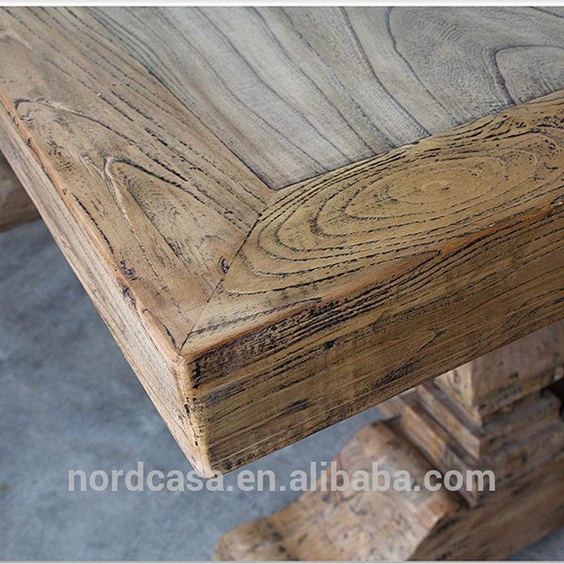 Rustic Solid Wood Dining Table
