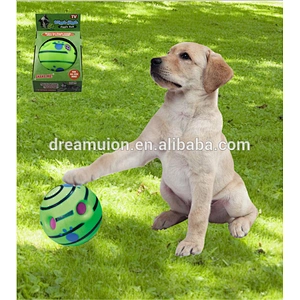 NEW Wiggle Giggle Jiggle Pet Ball Fit For All Size Dogs Suits Indoor& Outdoor--