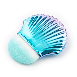 New design makeup tools shell powder brush with nylon hair