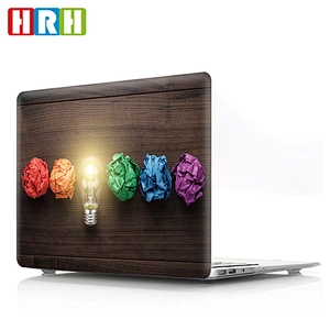 creative bulb pattern laptop case plastic shell case laptop protection for macbook pro makeup for macbook 13 case