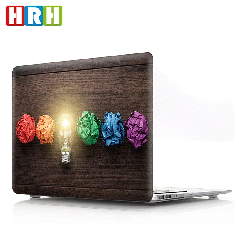 creative bulb pattern laptop case plastic shell case laptop protection for macbook pro makeup for macbook 13 case