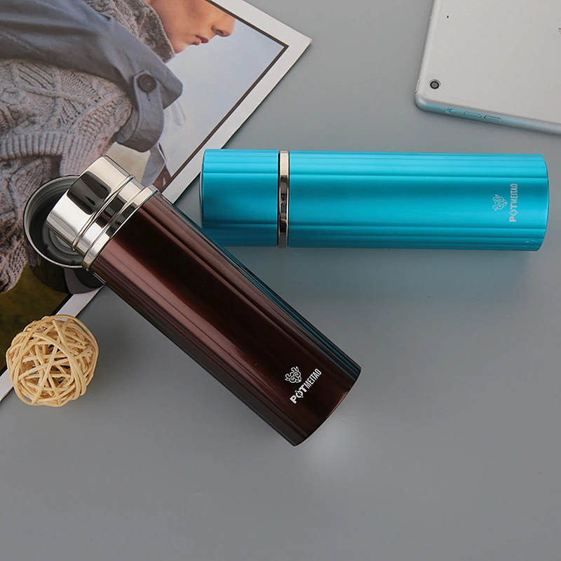 free design vacuum drink cup 304 stainless steel tea cup portable water bottle for office and travelling