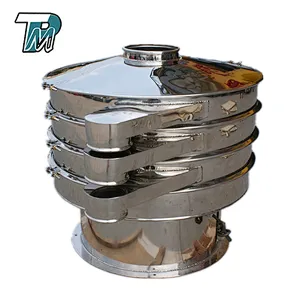 Whole stainless steel customized layers food plastic industrial vibrating sieve machine