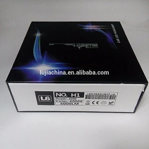 LUJIA 2017 new high power L6 H1 led headlight 40w 6000lm Korea Y22 automobile motorcycles led bulb brightness than G8 T5 Y19 C6