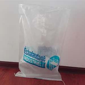 Durable plastic pouch pp woven metal pipe packaging bag