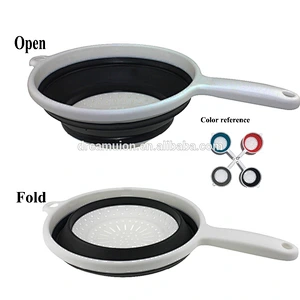 COLLAPSIBLE STRAINER FOLDING FOOD COLANDER