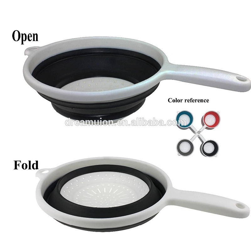 COLLAPSIBLE STRAINER FOLDING FOOD COLANDER
