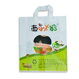 Custom PE shopping bag with handle wholesale