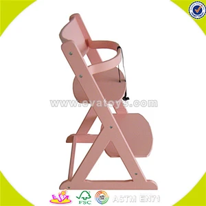 A style wooden Baby high chair for kids European standard wooden Baby high chair W08F017