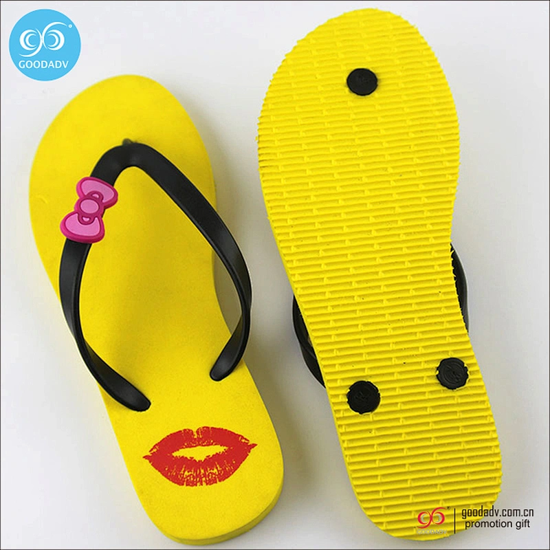 Promotional cheap summer beach slipper colorful flip flops