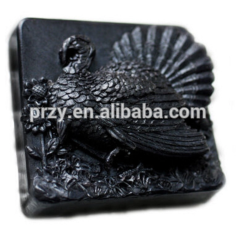PRZY s2387 DIY halloween silicone Skull and Roses Soap mold
