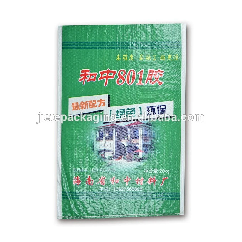 25kg 20kg putty powder, cement, glue white color pp woven bag