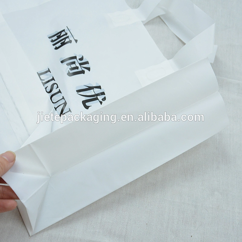 wholesale reusable PE plastic shopping bag with printing