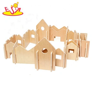 2019 New arrival educational wooden architect toys for kids W03B079