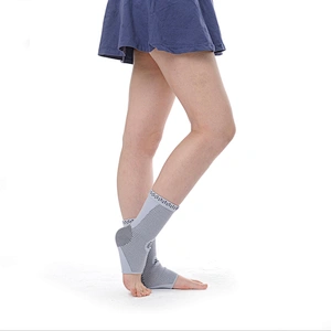 Sports Ankle Support Compression Sleeves (Pair) for Injury Recovery