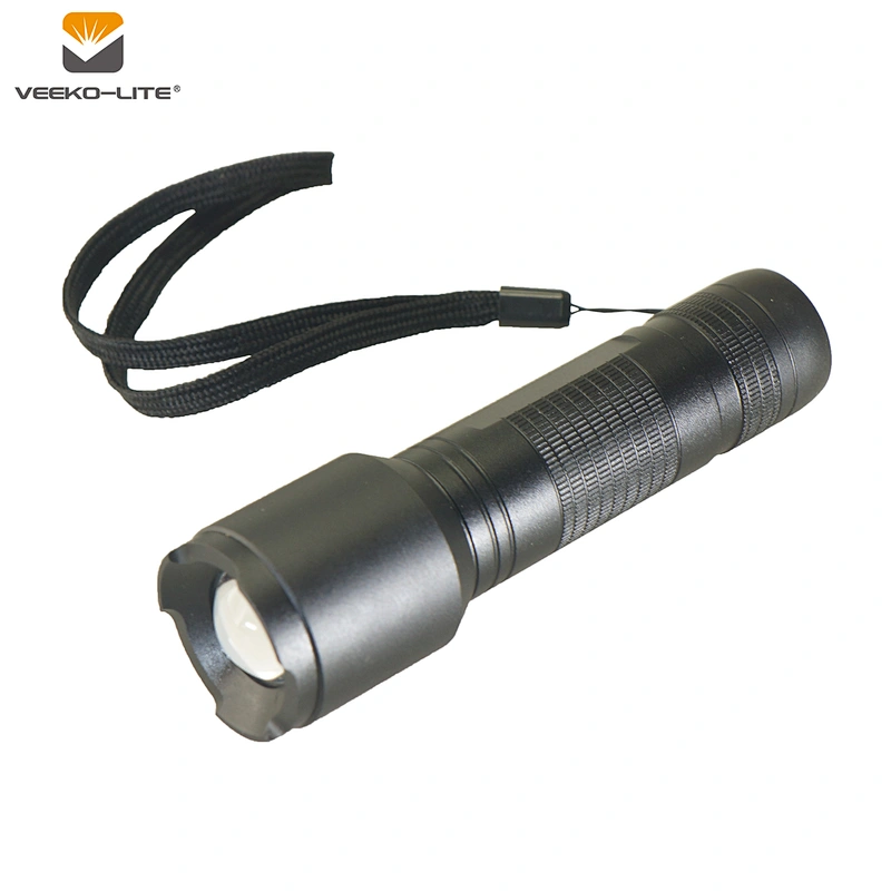 2018 HOT SALE 3AAA BATTERY 300 LUMENS  LED DIMMABLE ALUMINIUM FLASHLIGHT TORCH