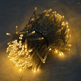 100Leds Christmas Decoration Warm White Flexible Fairy String Light Plug In With EU US Adapter