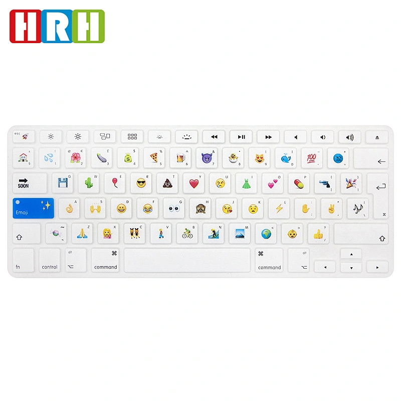 High Quality Silicone English Laptop skin custom silicone keyboard cover for Mac Book Air pro retina 13 EU Version