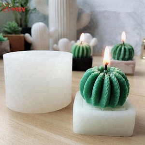 Cactus Candle molds succulent cactus Gypsum decoration silicone forms Handmade soap mold